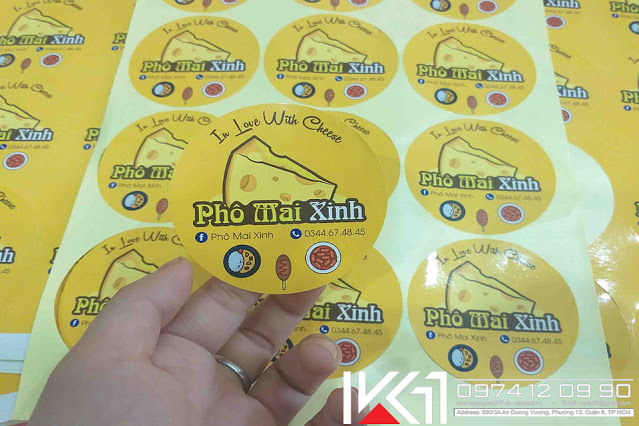 in sticker theo yêu cầu