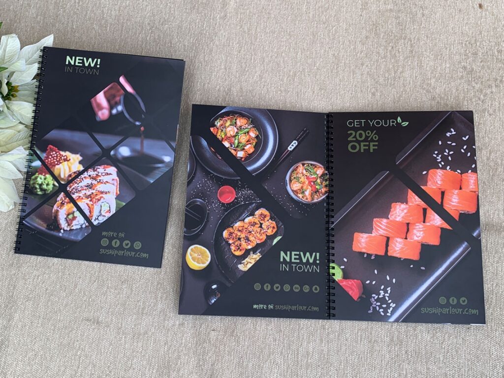In menu giá rẻ - In menu dày cứng - In menu chống nước