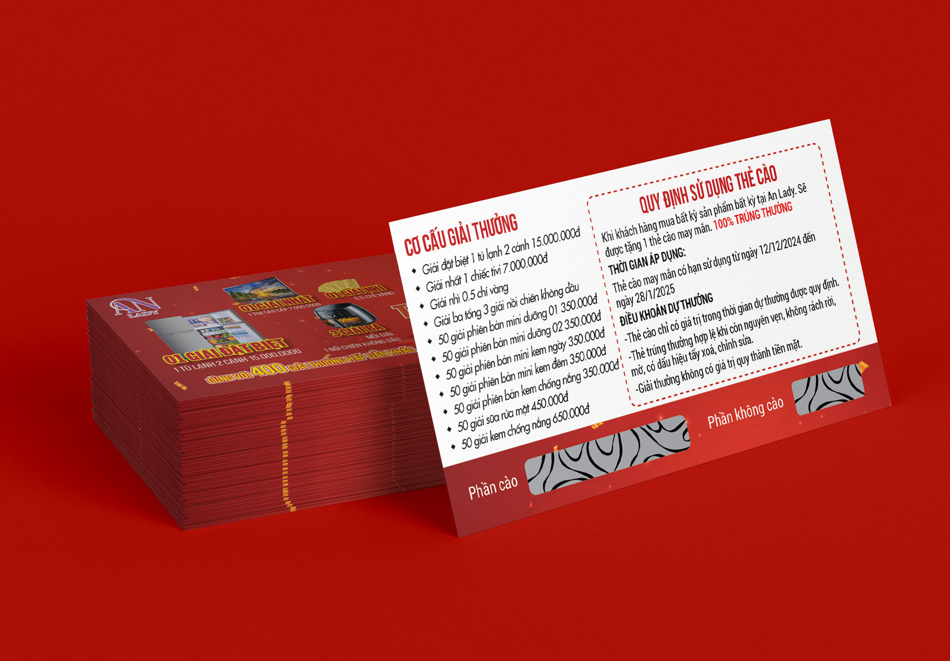 In phiếu bốc thăm trúng thưởng theo yêu cầu giá rẻ