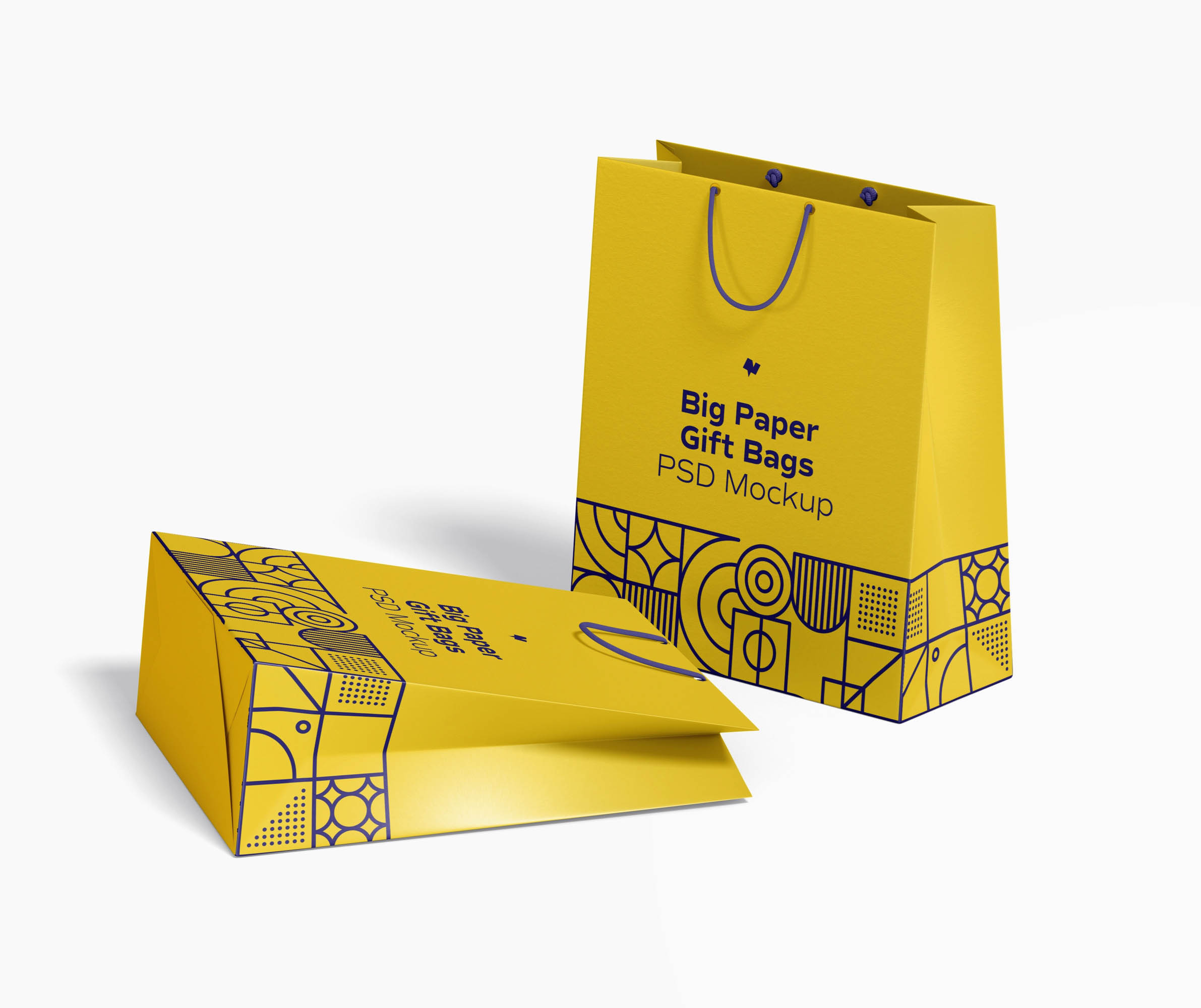 Paper Bag Mockup đẹp dành cho Designer | Mockup túi giấy PSD